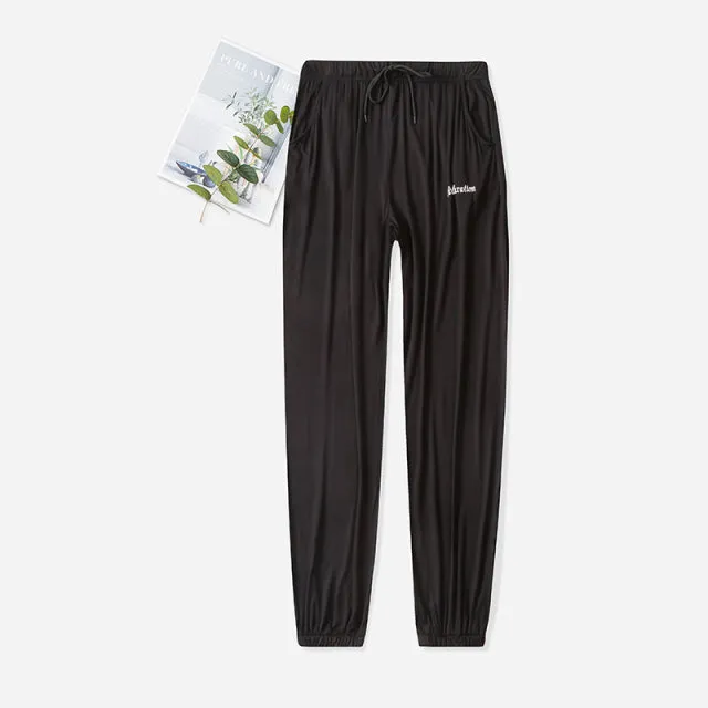 Wjczt Summer Men Modal Pajama Sleepwear Pants Hot Sale Sleep Pants For Male Tether Pajamas Pants Bottoms Casual Home Trousers
