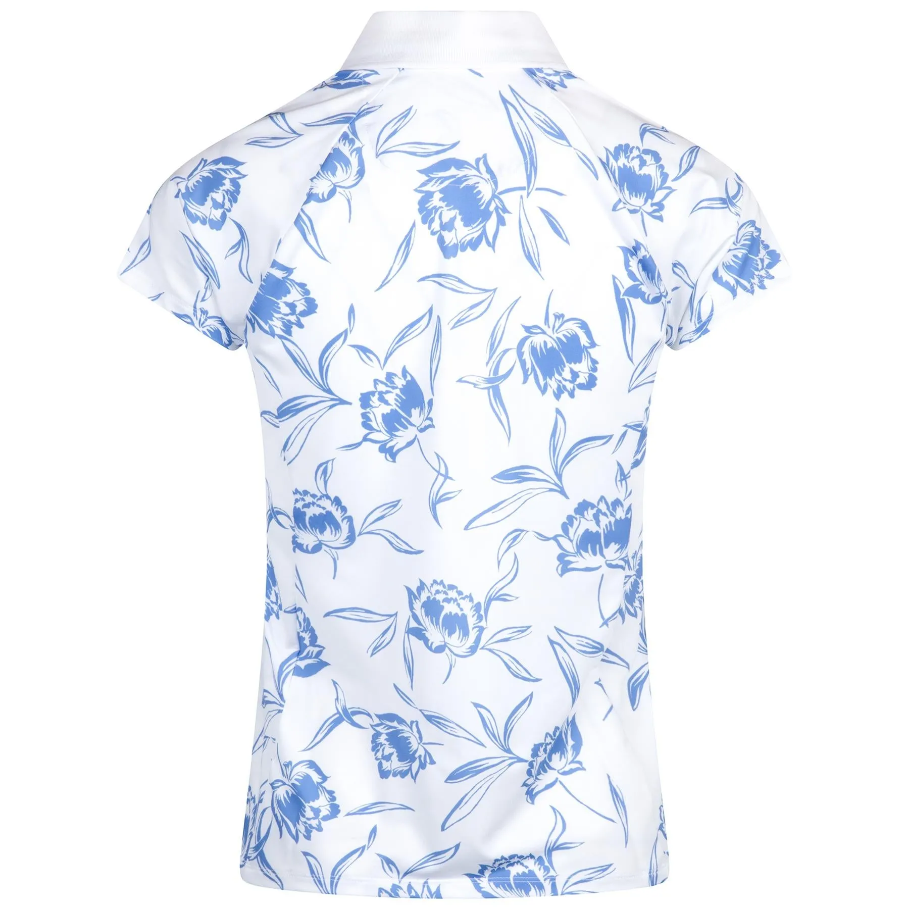 Womens Performance Polo Shirt-Summer Floral - SS24