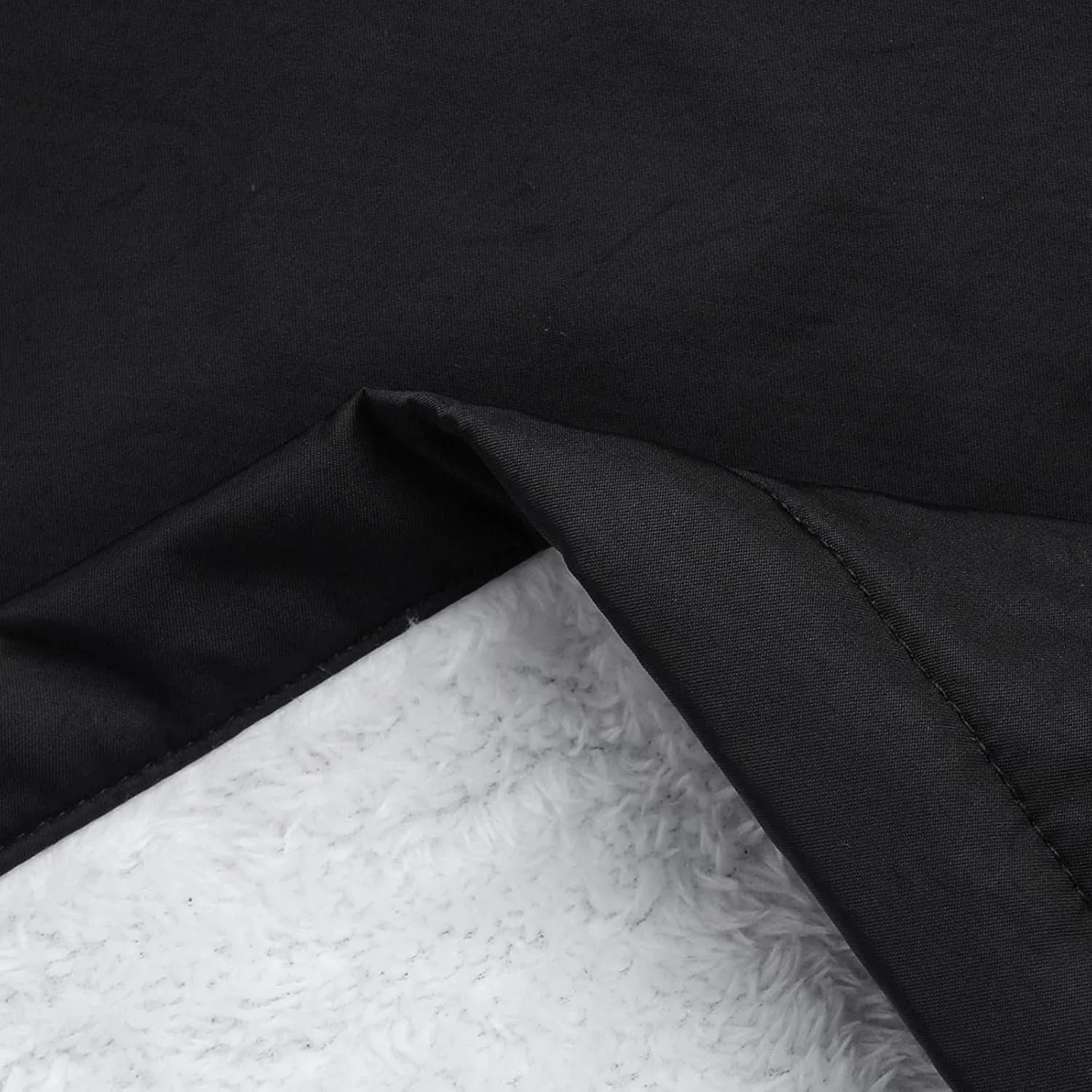 Women's Plus Size Fleece Lined Jacket Waterproof Windproof Snow Ski Hooded Raincoats Outdoor Lightweight Trench Coat