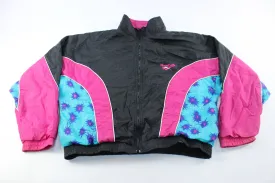 Women's Reebok Embroidered Logo Zip Up Jacket