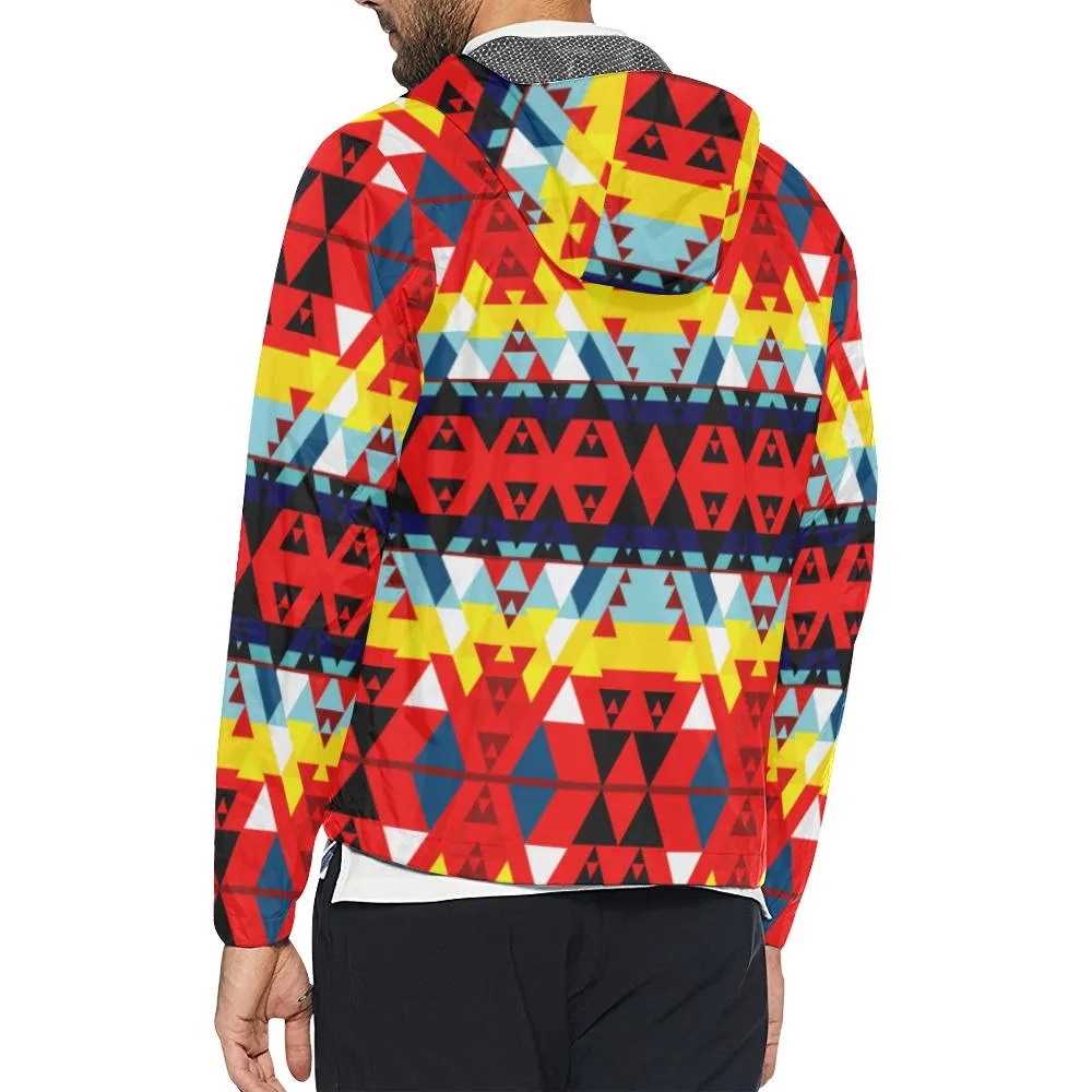 Writing on Stone Enemy Retreat Unisex Windbreaker