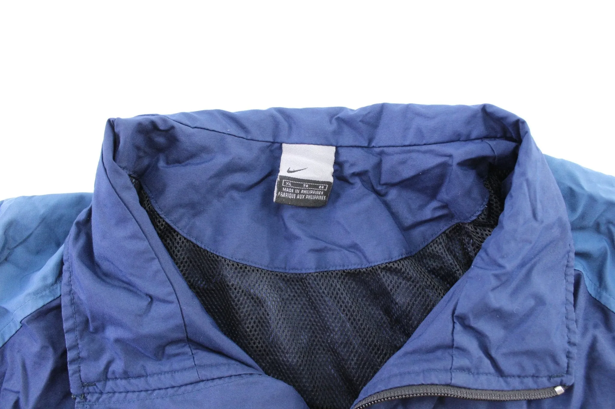 Y2K Nike Logo Blue Zip Up Jacket